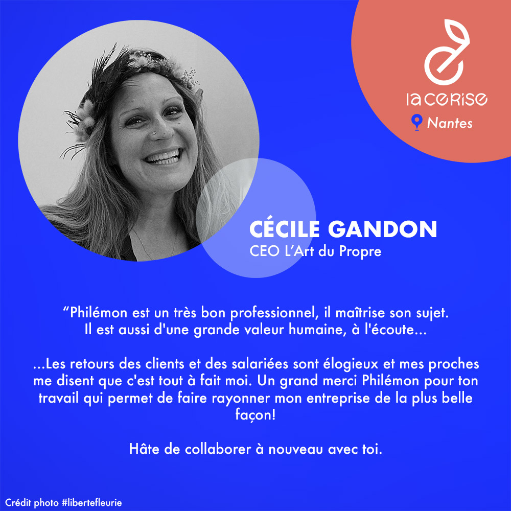 La Cerise sur le Logo - Témoignage de Cécile Gandon